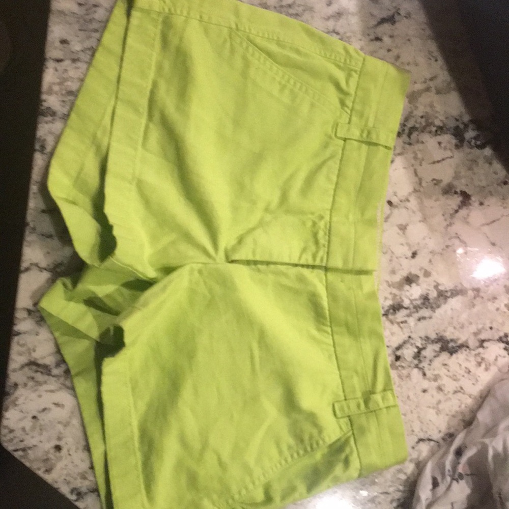 Jcrew green shorts
